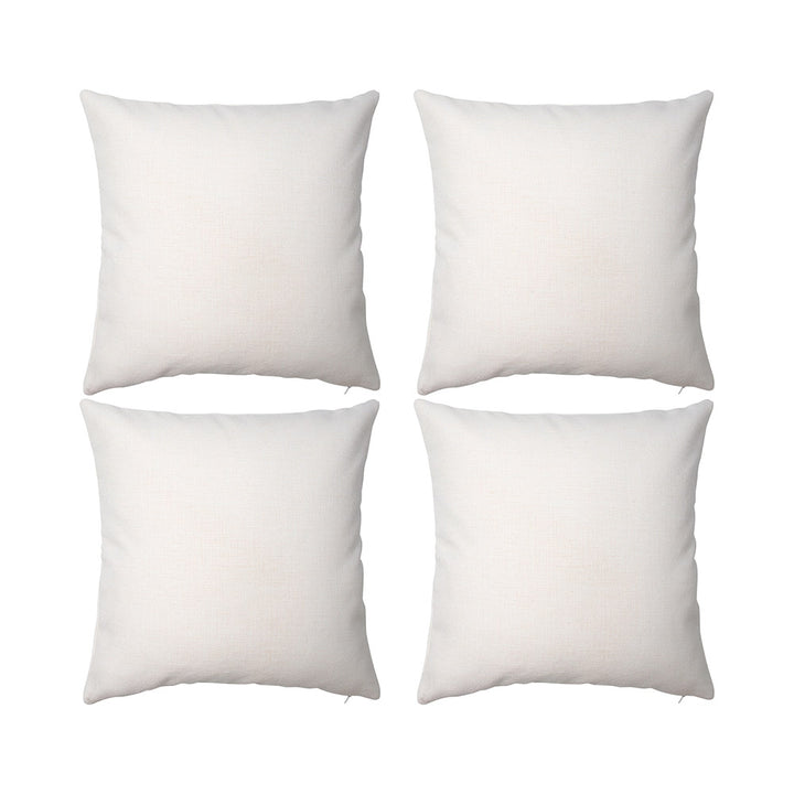 Craft Express 4 Pack Ivory Sublimation Linen Pillow Cover - Craft Express Canada